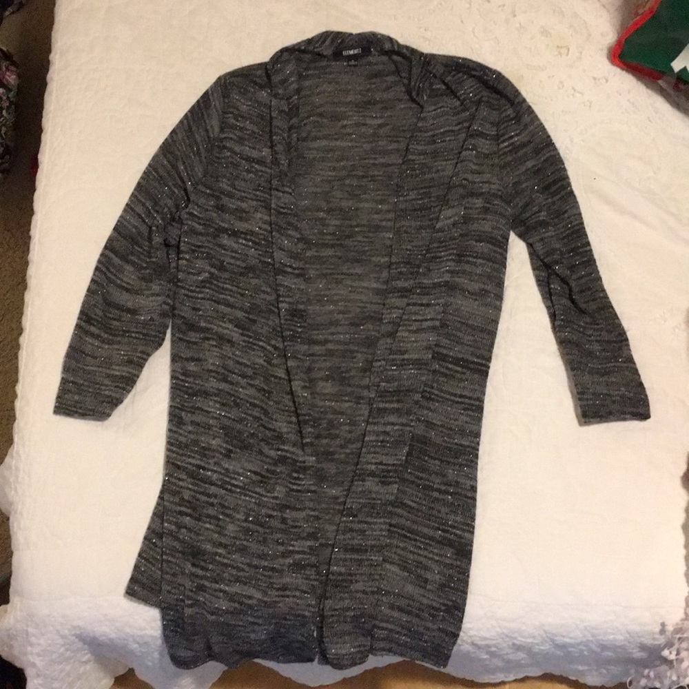 Sheer sparkling cardigan